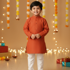 Orange Kurta set